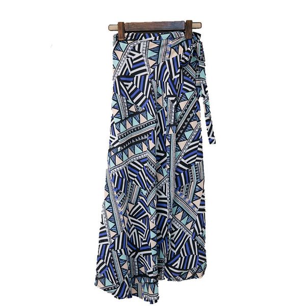 geometric print wrap knotted long skirt women spring summer mid waist bohemian shift split skirts new, Black
geometric print wrap knotted long skirt women spring summer mid waist bohemian shift split skirts new, Black