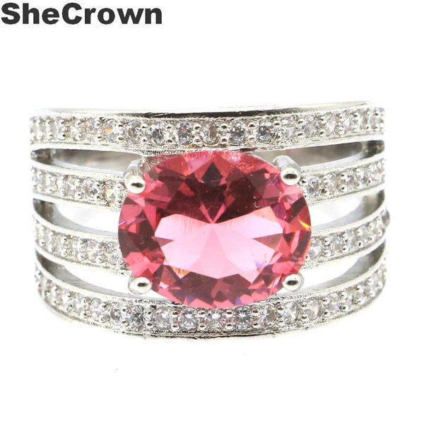 21x15mm amazing pink morganite white sapphire white cubic zirconia woman's jewelry making silver rings, Golden;silver
21x15mm amazing pink morganite white sapphire white cubic zirconia woman's jewelry making silver rings, Golden;silver