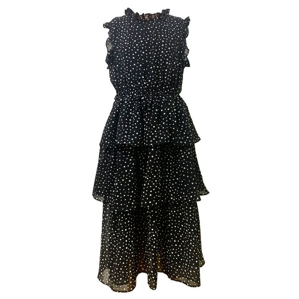 summer kids dress teen girls black polka dot chiffon dresses elegant children layered princess party frocks maxi cake vestidos, Red;yellow
summer kids dress teen girls black polka dot chiffon dresses elegant children layered princess party frocks maxi cake vestidos, Red;yellow