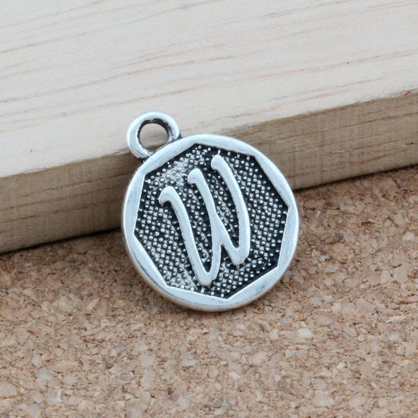 100pcs/lots Antique Silver Double sided Letter " W " Initial alloy Charms Pendants Fashion Jewelry DIY 14.8x28.2MM A-407
100pcs/lots Antique Silver Double sided Letter " W " Initial alloy Charms Pendants Fashion Jewelry DIY 14.8x28.2MM A-407
