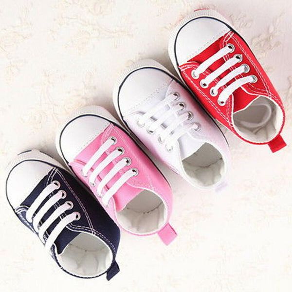 newborn baby girl fashion lace up canvas pram shoes soft sole crib non-slip shoes, Black
newborn baby girl fashion lace up canvas pram shoes soft sole crib non-slip shoes, Black