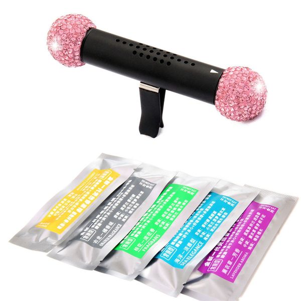 universal car air freshener perfume metal rhinestone decoration aroma diffuser purifier with 5 replace cotton 90717
universal car air freshener perfume metal rhinestone decoration aroma diffuser purifier with 5 replace cotton 90717