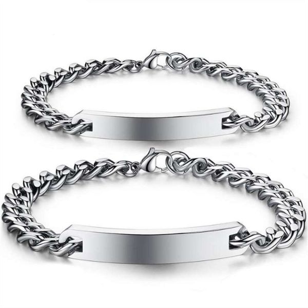 women men jewelry titanium steel mirror polished couple bracelet so354, Black
women men jewelry titanium steel mirror polished couple bracelet so354, Black