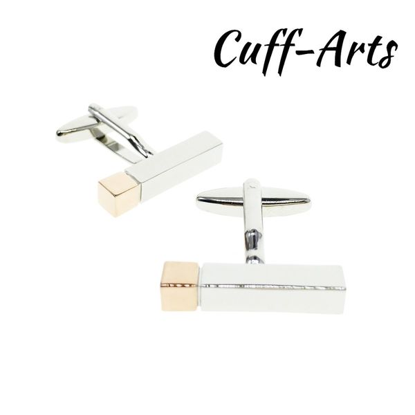 cufflinks for men simple temperament cuboid cufflinks shirt gemelos les boutons de manchette with gift box by cuffarts c10251, Silver;golden
cufflinks for men simple temperament cuboid cufflinks shirt gemelos les boutons de manchette with gift box by cuffarts c10251, Silver;golden