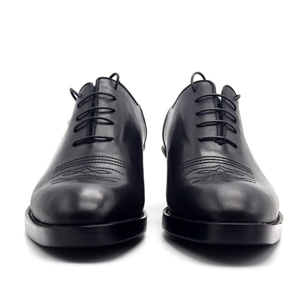 2019 men's chaussure homme high heels niche fashion simple oxford shoes line men dress shoes, Black
2019 men's chaussure homme high heels niche fashion simple oxford shoes line men dress shoes, Black