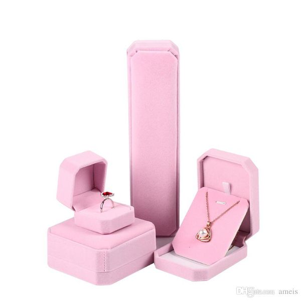 sample pink octangle jewelry gift box for wedding propose ring box pendant bracelet necklace velvet boxel anillo de boda caja, Black;white
sample pink octangle jewelry gift box for wedding propose ring box pendant bracelet necklace velvet boxel anillo de boda caja, Black;white