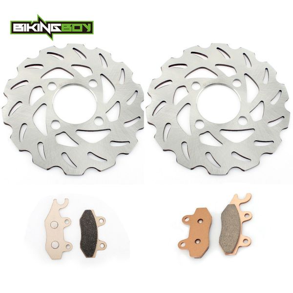 bikingboy 160mm front brake discs rotor disks + pads for yamaha yfz 450 s 04 05 yfz450 t 2004 2005 atv utv quad dirt bike set
bikingboy 160mm front brake discs rotor disks + pads for yamaha yfz 450 s 04 05 yfz450 t 2004 2005 atv utv quad dirt bike set