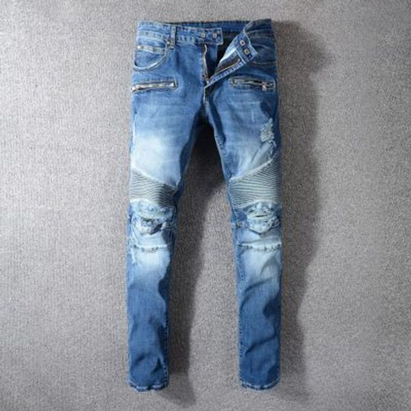 2020 новых мужских ветхие мотоциклы джинсы, мужской slim fit мотоцикл джинсы, модельер hip hop мужские джинсы, Blue
2020 новых мужских ветхие мотоциклы джинсы, мужской slim fit мотоцикл джинсы, модельер hip hop мужские джинсы, Blue