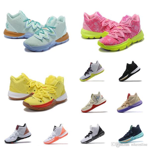 New women kyrie 5 ponge ba ketball hoe b p green blue pink yellow men youth kid kyrie irving port neaker tenni with box 7 12, Black;green
New women kyrie 5 ponge ba ketball hoe b p green blue pink yellow men youth kid kyrie irving port neaker tenni with box 7 12, Black;green