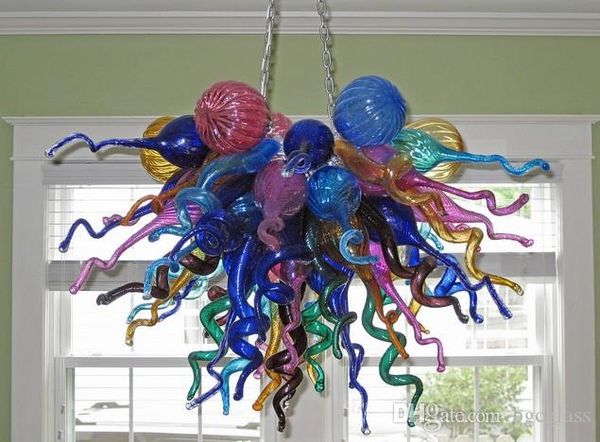 ac 110v 120v 220v 240v hand blown glass lamps chandelier for home decoration customized colored murano glass modern art hanging led chandeli
ac 110v 120v 220v 240v hand blown glass lamps chandelier for home decoration customized colored murano glass modern art hanging led chandeli