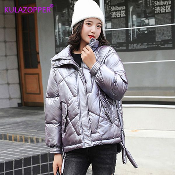 brand 4 colors winter glossy down cotton parka women's waterproof coat loose winter warm thick blue puffer jackets zh149, Black
brand 4 colors winter glossy down cotton parka women's waterproof coat loose winter warm thick blue puffer jackets zh149, Black