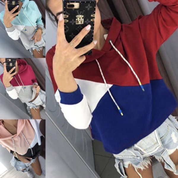 rich color patchwork pullovers sweatshirts 2018 new women long sleeve hoodies blouse ladies backless pullover shirt, Black
rich color patchwork pullovers sweatshirts 2018 new women long sleeve hoodies blouse ladies backless pullover shirt, Black