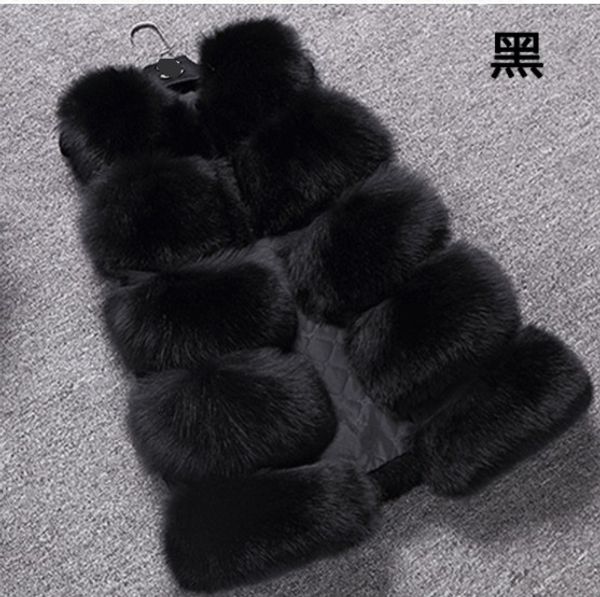 2019 vetement winter women's faux for fur coat furry vest plus size slim patchwork fur vest preppy style v-neck aw291, Black
2019 vetement winter women's faux for fur coat furry vest plus size slim patchwork fur vest preppy style v-neck aw291, Black