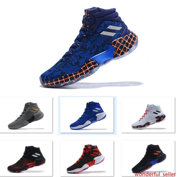 2019 pro bounce high donovan mitchell basketball shoes men sports training original designer sneakers size 40-46
2019 pro bounce high donovan mitchell basketball shoes men sports training original designer sneakers size 40-46