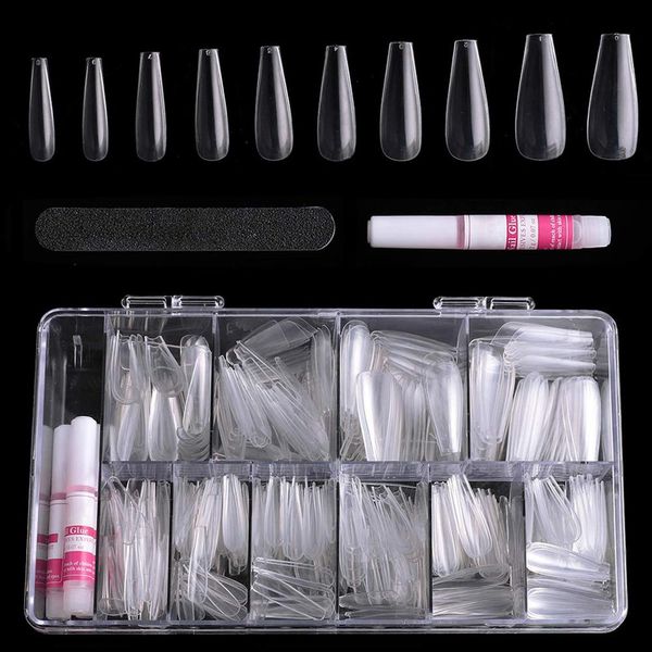 fiveart press on nails set with 500pcs coffin ballerina nail tips clear full cover 4pcs nail glues 1pcs file with case fals
fiveart press on nails set with 500pcs coffin ballerina nail tips clear full cover 4pcs nail glues 1pcs file with case fals