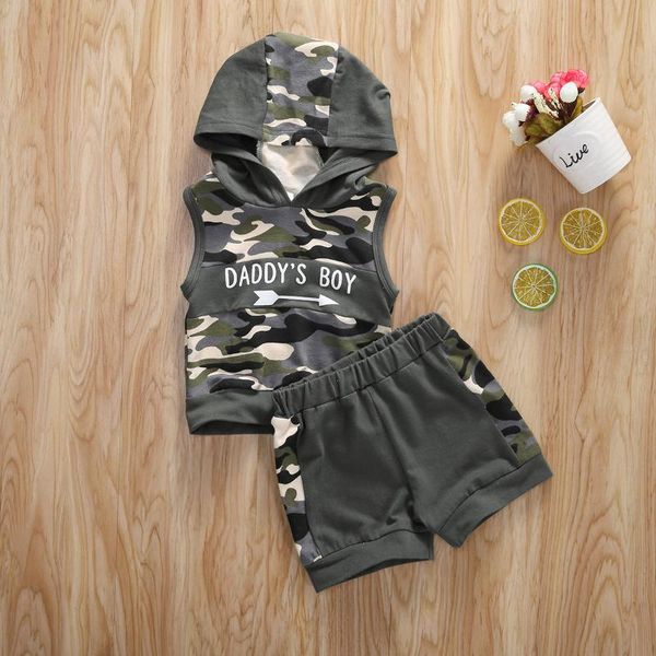 2pcs toddler kids baby boy camo cotton clothes summer sleeveless letter print t-shirt shorts pants outfits baby clothes set, White
2pcs toddler kids baby boy camo cotton clothes summer sleeveless letter print t-shirt shorts pants outfits baby clothes set, White