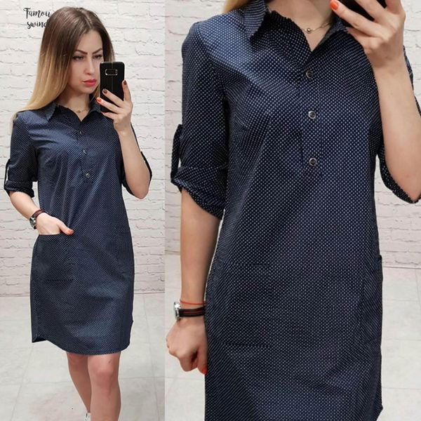 women dress casual dot printed pocket straight dresses ladies seven sleeve button short dress new fashion women mini loose, Black;gray
women dress casual dot printed pocket straight dresses ladies seven sleeve button short dress new fashion women mini loose, Black;gray