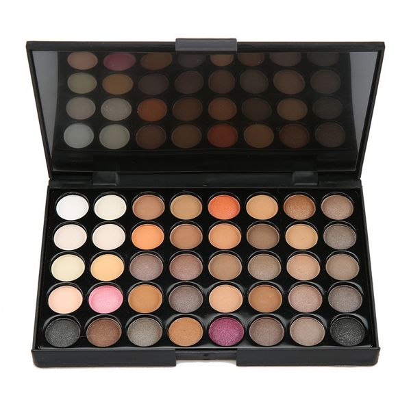 

eyeshadow palette 40 colors shimmer matte smoky eyes earth color long lasting eye shadow palettes makeup palette