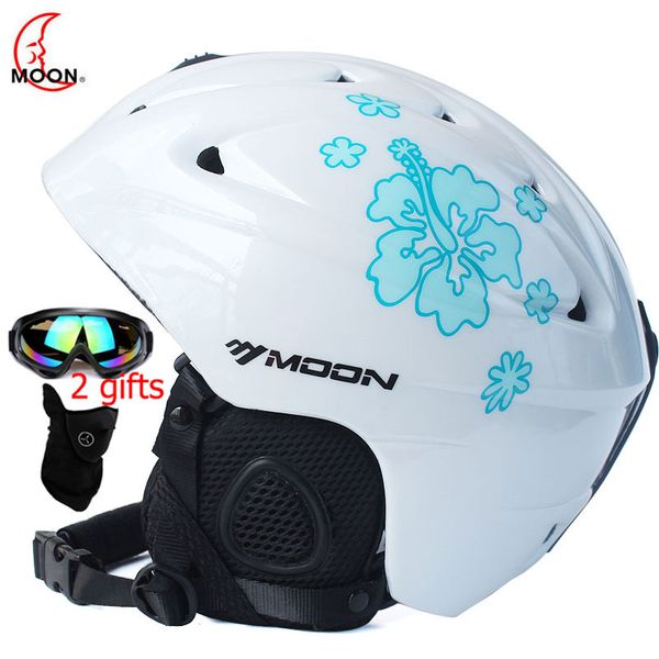 moon ce certification pc+eps ski helmet men women skating skateboard helmet snowboard snow sports helmets with goggles
moon ce certification pc+eps ski helmet men women skating skateboard helmet snowboard snow sports helmets with goggles