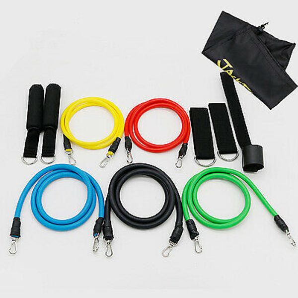 11pcs/set pull rope fitness exercises resistance bands latex tubes pedal excerciser body training workout elastic yoga band
11pcs/set pull rope fitness exercises resistance bands latex tubes pedal excerciser body training workout elastic yoga band