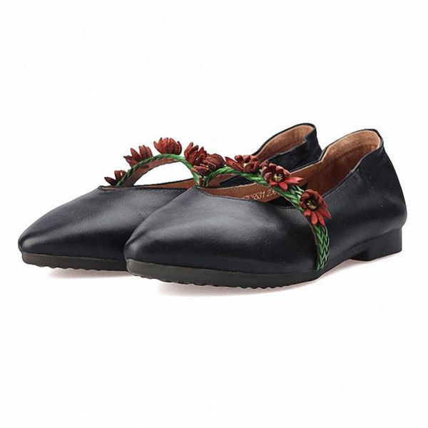 yourseason 2020 autumn summer flat shoes women retro genuine leather pointed toe floral casual slip on female boat flats shallow, Black
yourseason 2020 autumn summer flat shoes women retro genuine leather pointed toe floral casual slip on female boat flats shallow, Black
