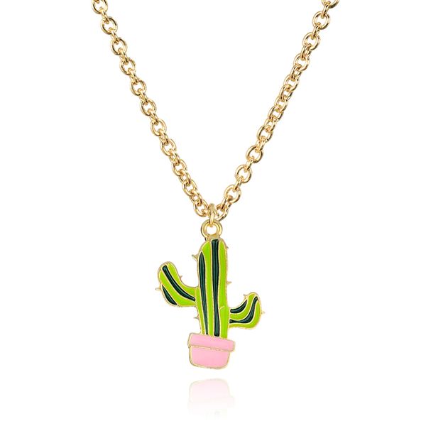 europe and the united states new simple little fresh girl jewelry alloy cactus pendant necklace fashion versatile clavicle, Silver
europe and the united states new simple little fresh girl jewelry alloy cactus pendant necklace fashion versatile clavicle, Silver