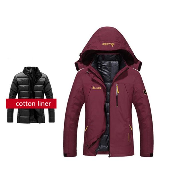 winter soft shell waterproof jacket women men's outdoor hooded skiing windproof fleece warm hiking jackets with detachable liner, Blue;black
winter soft shell waterproof jacket women men's outdoor hooded skiing windproof fleece warm hiking jackets with detachable liner, Blue;black