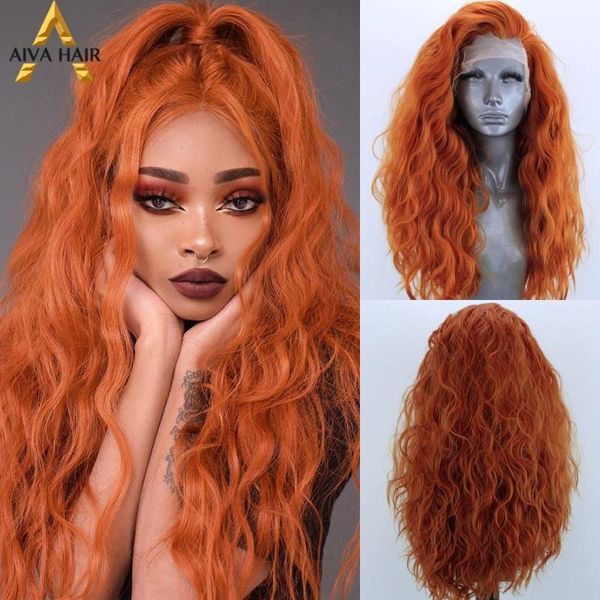 aiva hair new color orange wig fast shipping glueless synthetic lace front wig heat resistant cosplay wigs for black women
aiva hair new color orange wig fast shipping glueless synthetic lace front wig heat resistant cosplay wigs for black women