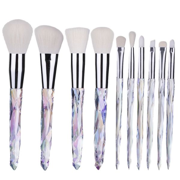 professional 10pcs makeup brush set crystal face powder blush brushes set eyeliner eyebrow make up tools kits 
professional 10pcs makeup brush set crystal face powder blush brushes set eyeliner eyebrow make up tools kits