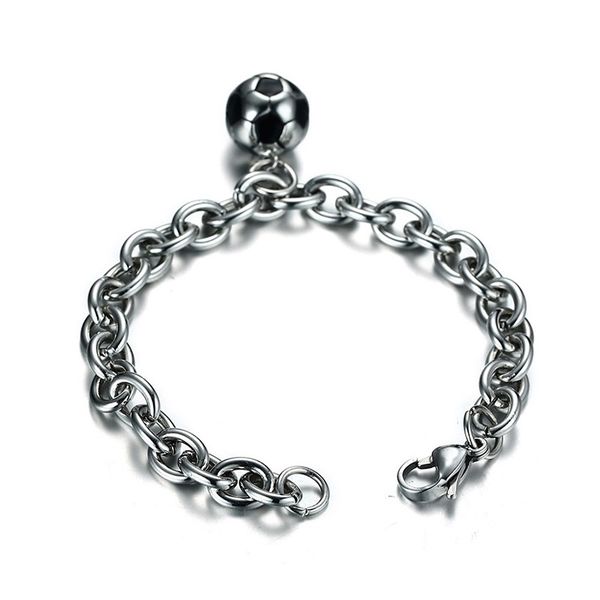 link, chain 2021 charm easy-hook bracelet punk for men football stainless steel geometric link on hand couples trendy, Black
link, chain 2021 charm easy-hook bracelet punk for men football stainless steel geometric link on hand couples trendy, Black