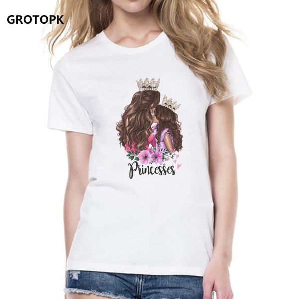 mom and duaghter princess t shirts for women mama love print tee shirt cotton vogue t shirt streetwear harajuku, White
mom and duaghter princess t shirts for women mama love print tee shirt cotton vogue t shirt streetwear harajuku, White