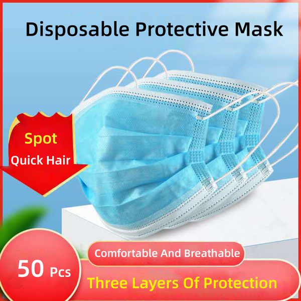 ready stock spot non-woven meltblown masks protective dust-proof breathable masks 3 layers 50 boxed 
ready stock spot non-woven meltblown masks protective dust-proof breathable masks 3 layers 50 boxed