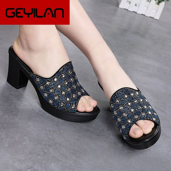 women slipper's 2019 ladies summer slippers shoes women 8cm high heels platform fashion rhinestone summer shoes non-slip, Black
women slipper's 2019 ladies summer slippers shoes women 8cm high heels platform fashion rhinestone summer shoes non-slip, Black