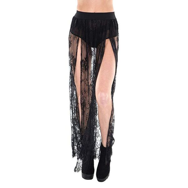 2019 summer high waisted skirts korean elastic heer mesh long side slit maxi beach lace coverup skirt y524, Black
2019 summer high waisted skirts korean elastic heer mesh long side slit maxi beach lace coverup skirt y524, Black