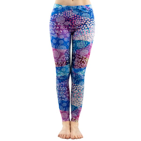 fashion women colorful dot print stitching pattern leggings fitness stretch slim bottoms workout elasticity pants, Black
fashion women colorful dot print stitching pattern leggings fitness stretch slim bottoms workout elasticity pants, Black