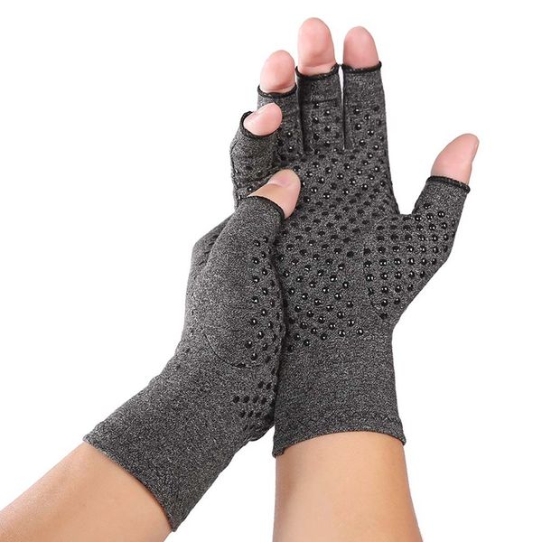 arhtitis gloves men women therapy compression gloves hand arthritis joint pain relief health care half-finger silicone, Black;red
arhtitis gloves men women therapy compression gloves hand arthritis joint pain relief health care half-finger silicone, Black;red