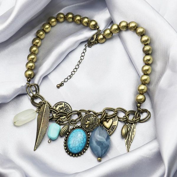 tribal boho coin feather leaf gem stone charms heart bib collar choker necklace wedding bridal vintage statement gift graduation, Golden;silver
tribal boho coin feather leaf gem stone charms heart bib collar choker necklace wedding bridal vintage statement gift graduation, Golden;silver