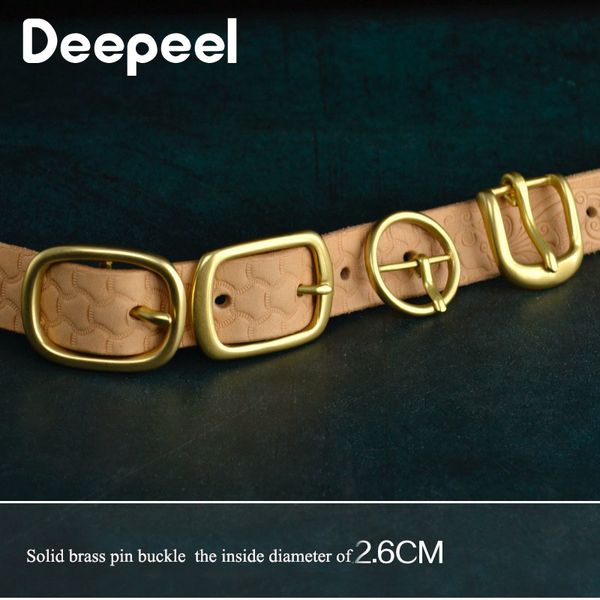 deepeel 1pc 2.6cm casual feamle solid brass pin buckle diy hand-made leather crafts accessories belt buckles for women yk076, Black
deepeel 1pc 2.6cm casual feamle solid brass pin buckle diy hand-made leather crafts accessories belt buckles for women yk076, Black