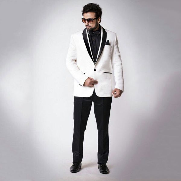 black peaked lapel white men suits pants prom party slim fit groom wedding tuxedo bridegroom blazer man outfits two-piece trajes de hombre, Black;gray
black peaked lapel white men suits pants prom party slim fit groom wedding tuxedo bridegroom blazer man outfits two-piece trajes de hombre, Black;gray