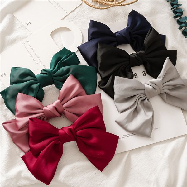 6 colors girls hair barrette clip big bow hairbow hairpin solid colors bowknot hair head women grosgrain accessories, Slivery;white
6 colors girls hair barrette clip big bow hairbow hairpin solid colors bowknot hair head women grosgrain accessories, Slivery;white
