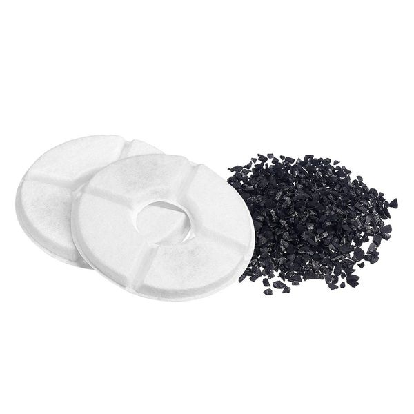 carbon replacement filters for pet fountain-4 packs for automatic flower water dispenser compatible for cats and dogs
carbon replacement filters for pet fountain-4 packs for automatic flower water dispenser compatible for cats and dogs