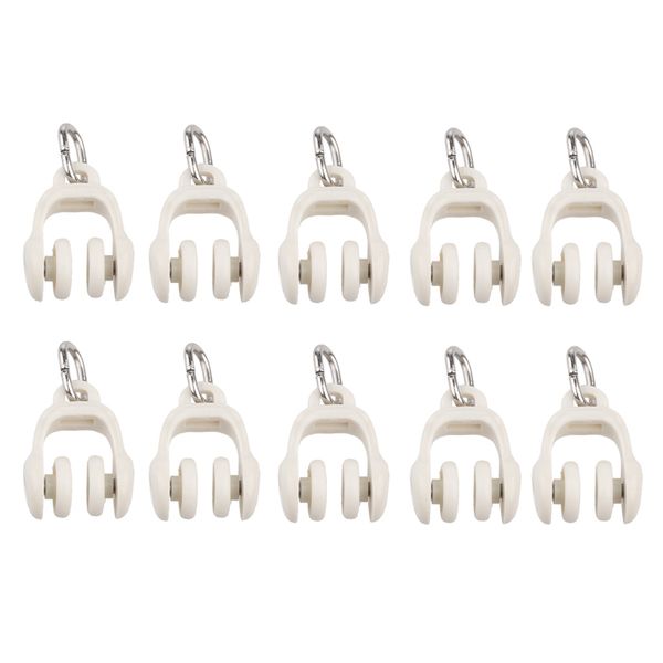 10pcs curtain track glider, rail slide roller runner hook, ceiling wheel carrier
10pcs curtain track glider, rail slide roller runner hook, ceiling wheel carrier