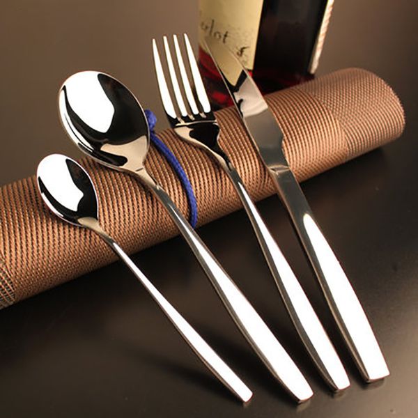 stainless steel western knife spoon fork 4 pieces cutlery set mirror polishing flatware brown box packing
stainless steel western knife spoon fork 4 pieces cutlery set mirror polishing flatware brown box packing