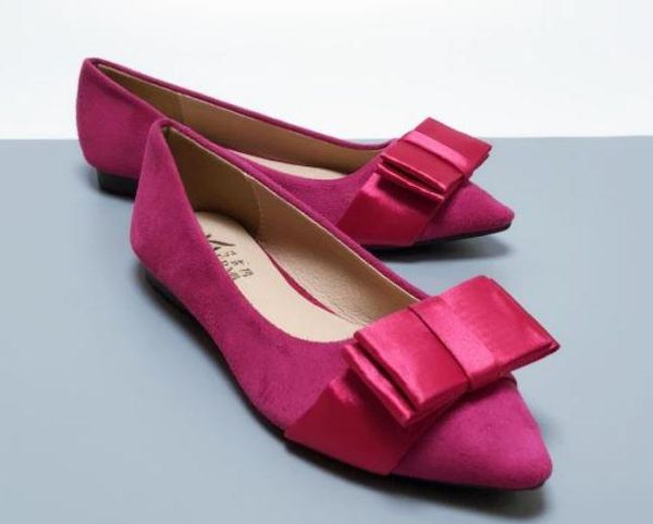 2019 suede women's shoes in spring and autumn with new style flat bottom pointed end bowknot, Black
2019 suede women's shoes in spring and autumn with new style flat bottom pointed end bowknot, Black