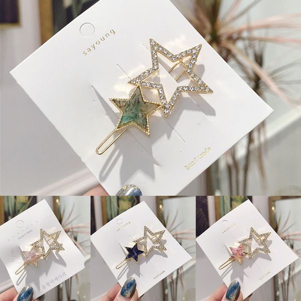 4 color 1pc bohemian fabric stars hair clip girl elegant delicate hair accessories female hal accessories, Golden;white
4 color 1pc bohemian fabric stars hair clip girl elegant delicate hair accessories female hal accessories, Golden;white