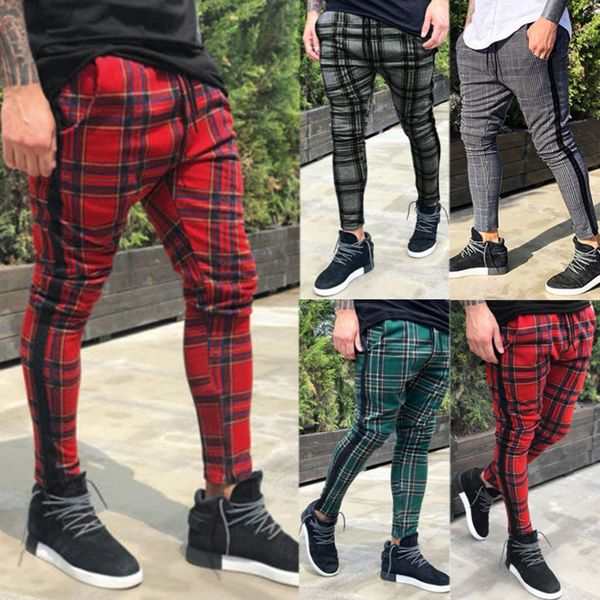 men's long casual sport pants slim fit plaid trousers running joggers sweatpants and comfortable, Black
men's long casual sport pants slim fit plaid trousers running joggers sweatpants and comfortable, Black