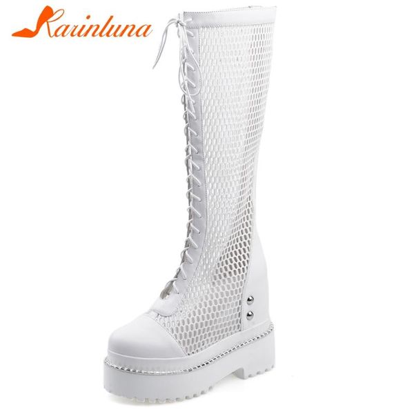 karin 2020 new arrivals genuine cow leather comfortable boots woman shoes square heels platform summer shoes women boots, Black 
karin 2020 new arrivals genuine cow leather comfortable boots woman shoes square heels platform summer shoes women boots, Black