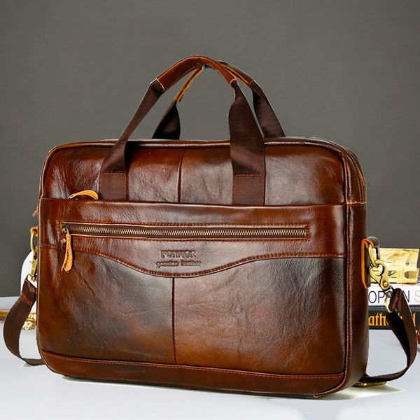 cowhide leather men briefcase genuine leather lapbag shoulder handbag bags men's business messenger bags
cowhide leather men briefcase genuine leather lapbag shoulder handbag bags men's business messenger bags