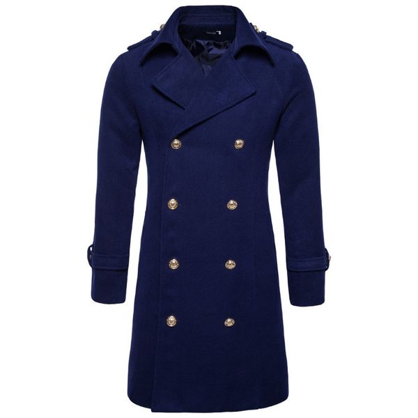 europe/us size autumn winter double breasted woolen coat men england style slim fit long windbreaker jacket male casual pea coat y190923, Black
europe/us size autumn winter double breasted woolen coat men england style slim fit long windbreaker jacket male casual pea coat y190923, Black