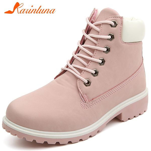 karin new ladies lace-up low heels boots women concise non-slip boots classic metal holes ankle shoes woman, Black
karin new ladies lace-up low heels boots women concise non-slip boots classic metal holes ankle shoes woman, Black
